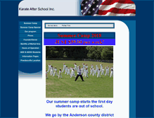 Tablet Screenshot of karateafterschool.net